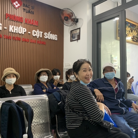Hình ảnh bệnh nhân tại phòng khám