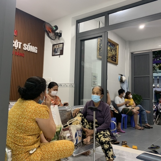 Hình ảnh bệnh nhân tại phòng khám