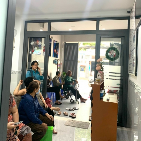 Hình ảnh bệnh nhân tại phòng khám
