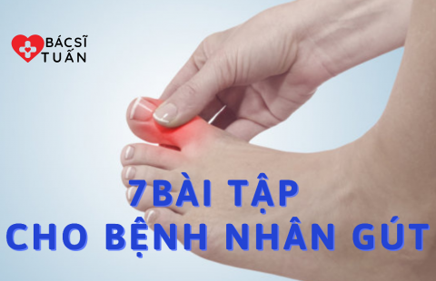 7 bài tập hỗ trợ điều trị cho bệnh nhân gút