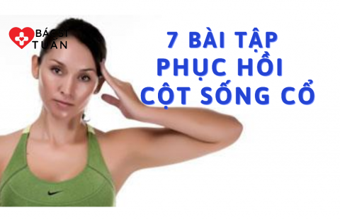 7 bài tập phục hồi cột sống cổ